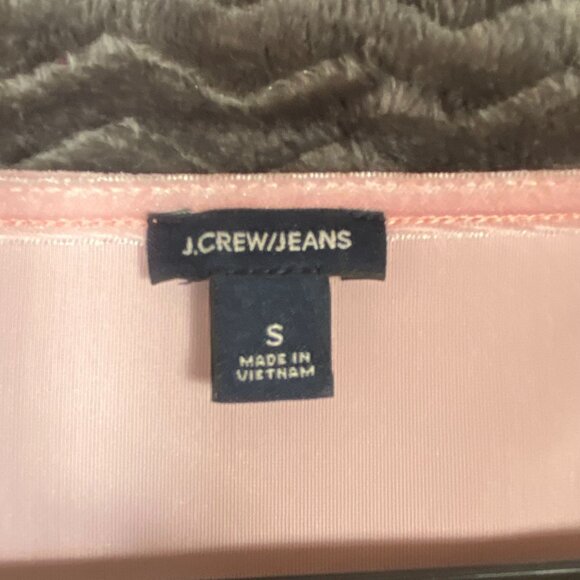 J.Crew/Jeans Pink Velvet Long-Sleeve Scoop Neck Bodysuit Womens size Small - Picture 4 of 7